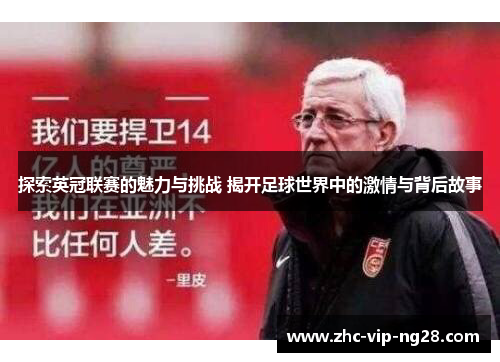 探索英冠联赛的魅力与挑战 揭开足球世界中的激情与背后故事
